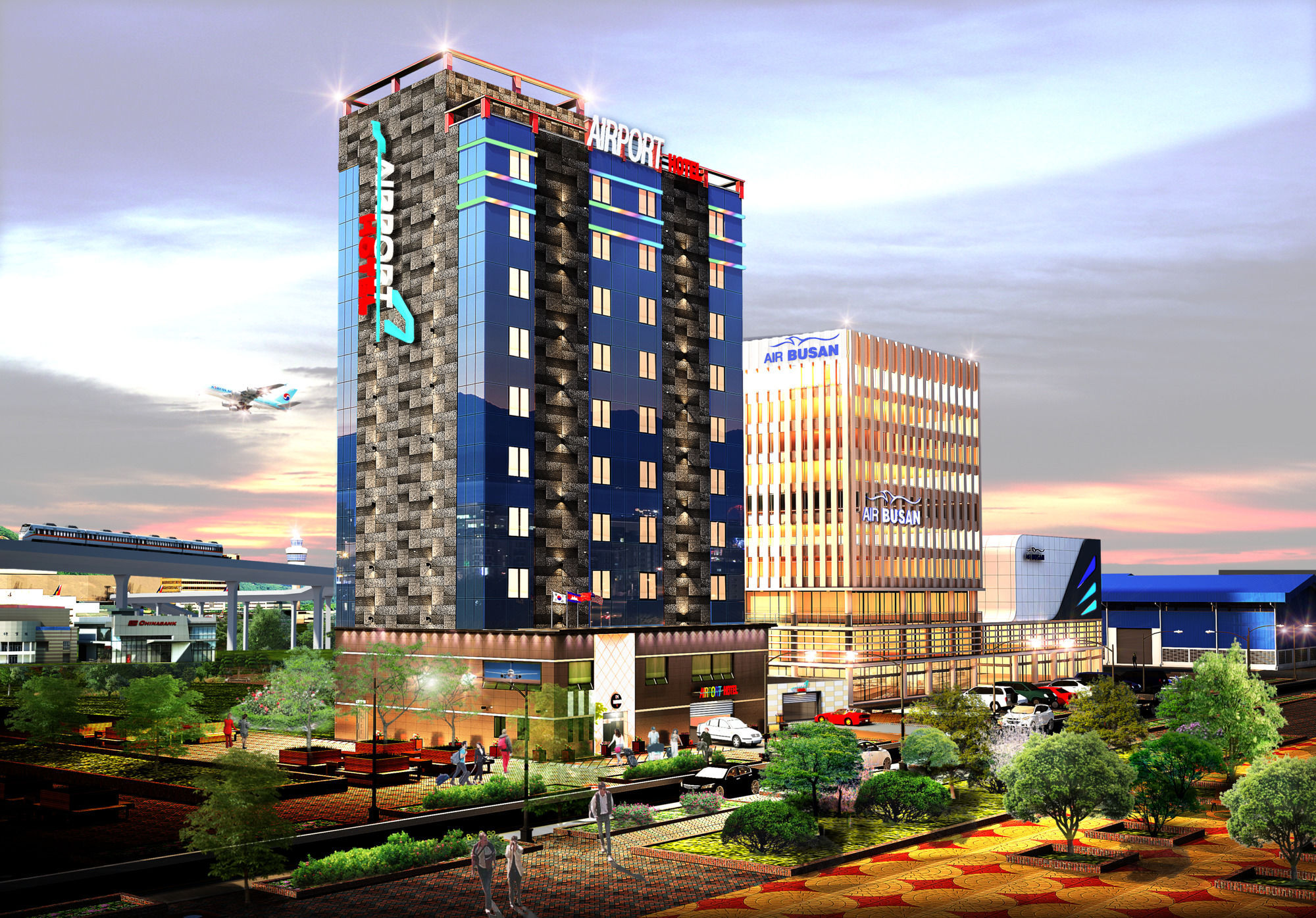 Hotel Airport Busan Bagian luar foto
